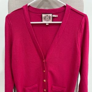 Juicy Couture Fuchsia Pink Cardigan